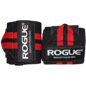 Fitness Wrist Wraps Black/Red|Rogue Fitness Wrist Wraps (Black/Red, 18")