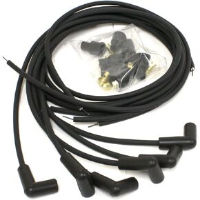 Pertronix 706190 Flame-Thrower Black Universal 90 Degree 6 Cylinder Spark Plug Wire