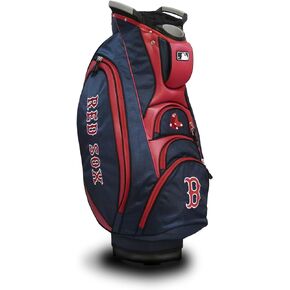 Team Golf MLB Victory Golf Cart Bag, 10-way Top with Integrated Dual Handle & External Putter Well, Cooler Pocket, Padded Strap, Umbrella Holder & Removable Rain Hood