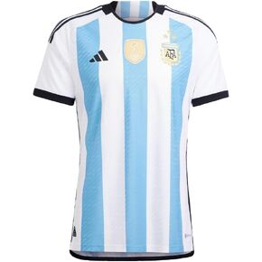 adidas Men's Soccer Argentina 2022 3 Star Authentic Home Jersey - Celebrate Number Three and Dress Like a World Champion