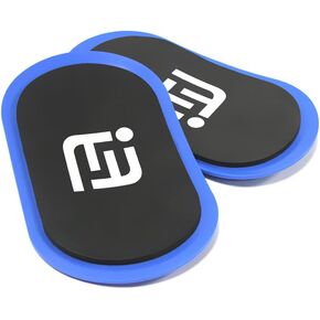 metaball Blue Gliding Discs Core Sliders Smooth Use On Carpet Floor Exercise Sliders Equipment.Compact Core Gliders for Home Gym - Fitness Equipment & Full-Body Workout Accessories
