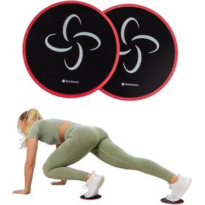 Bellabooty Sliders for Working Out - Low-Impact, High-Intensity Core Workout Equipment - Exercise Sliders for Carpet, Hardwood, or Tiled Floors