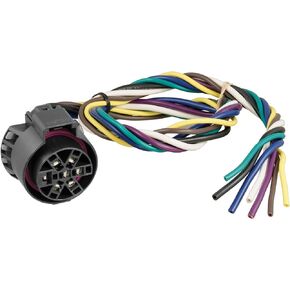 CURT 56229 Replacement USCAR Connector Wiring Harness, 24-Inch Wires, 7 Pin Trailer Wiring , Black