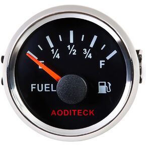 AODITECK 8 مقياس أسود للوقود البحري العالمي لمركبات القوارب RV سيارة شاحنة زيت السيارات استبدال مقياس ما بعد البيع مقياس مستوى الوقود 0-190ohm 240-33ohm 240-30ohm 0-180ohm 10-180ohm in Kuwait