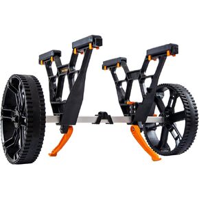 YakAttack TowNStow Kayak Carts - Easy Assembly Collapsible Kayak Adjustable Transport Carrier Dolly | Kayak Fishing Accessories