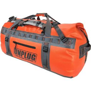 UNPLUG Waterproof Bags for Travel -1680D Heavy Duty Waterproof Duffel Bag for Camping, Motorcycle Dry Bag, Hunting Bag, Bug Out Bag, Waterproof Bags for Boating. Tactical Duffle Bag