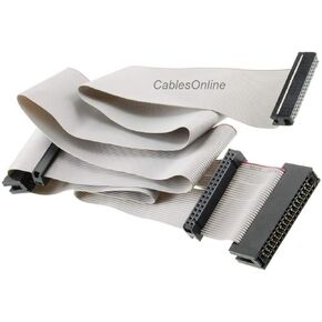 CablesOnline 36 inch Universal Floppy Drive Ribbon Cable for 3.5 or 5.25in Drives, (FF-002)