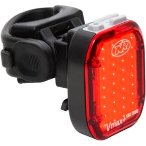 NiteRider Vmax+ 150 Lumens USB Rechargeable Bike Tail Light Powerful Daylight Visible Bicycle LED Rear Light Easy to Install Road Mountain City Commuting Adventure Cycling Safety Flash
