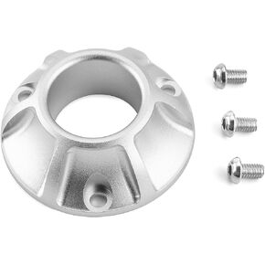 Wsays Fits Honda Exhaust Tip Billet Power with Screen Arrestor CRF50 + CRF70 + CRF80 + CRF100 + CRF110 Motorcycle Muffler (Silver)
