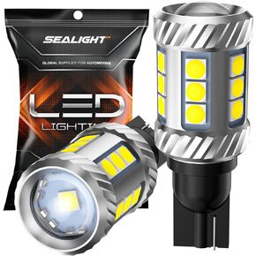 [2023 ترقية جديدة 912 921 لمبات LED، W16W 906 904 902 لمبة LED عكس الضوء T15 لمبة إضاءة LED احتياطية، 1800 لومن ضوء فائق السطوع 6000K زينون أبيض بارد، حزمة من 2