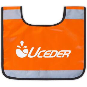 UCEDER Winch Cable Damper Heavy Duty Vinyl Construction Car Off-Road Safety Recovery Dampener Blanket with Reflective Strips and Storage Pocket