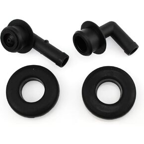 53013360AA 53030497 PCV CCV 2X Valve Elbows & Grommets Set Replacement for 2000-2004 Jeep Grand Cherokee 4.0L(2 PCS)