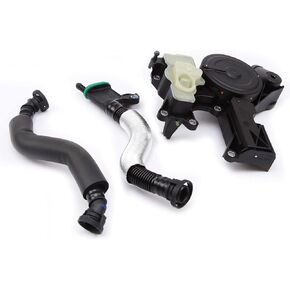 06H103495A PCV Valve Oil Separator Engine Crankcase Vent Valve Compatible for Select Audi & VW Models - A3 A4 A5 Q5 TT Beetle CC Jetta Passat Tiguan 1.8 2.0 TSI