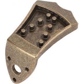 Mandolin Tailpiece,Metal Mandolin Bridge Replacement Fit For 8 String Vaulted Mandolin(Bronze) Performance Accessory