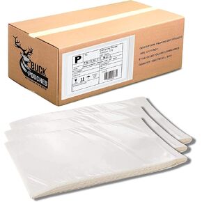 500 Pack 6"x9" Shipping Label Sleeves - Packing Slip Envelope Pouches with Self-Adhesive Peel & Seal - Clear Unprinted Plastic & Waterproof Mailing List Holder Ideal for Labels, Invoice & Documents