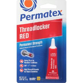 Permatex 27200 Hiigh Temperature Threadlocker Red, 10 ml