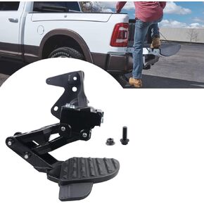 SSFL Rear Bed Step Replacement for 2019-2021 Dodge Ram 1500 DT Dual Exhaust (New Body Style) Retractable Bumper Step 82215289AG 82215289AF