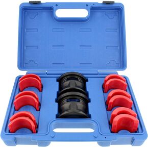 ABN Universal Fork Seal Driver Set - 14 Pc Fork Seal Installer Driver Set Interchangeable Fork Drivers 35-50MM
