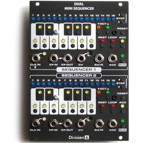 Division 6 Dual Mini Sequencer V2 Eurorack DIY Kit