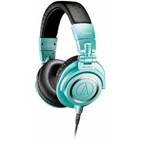 Audio-Technica ATH-M50xIB Professional Studio Monitor Headphones, Ice Blue