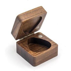 Cheerock Wooden Guitar Pick Case, Personalized Guitar Pick Holder, Guitar Picks Case for for Musicians, Guitarists & Music Lovers