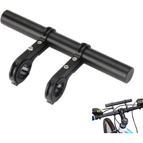 ZMD Bike Handlebar Extender,Bicycle Handlebar Extender,Multifunctional Aluminum Alloy Bracket Extension,Double Bicycle Handlebar Extension Bracket,for Bike Mounts,Extender Bars,Light Lamp,Phone Mount