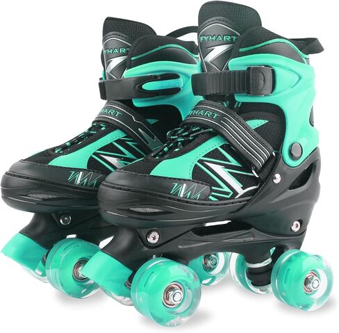 Roller Skates for Kids, Boys Roller Skates for Girls with All Wheels Lighting Up, Adjustable Roller Skates for Beginner Indoor Outdoor Sports Roller Skates in Saudi Arabia