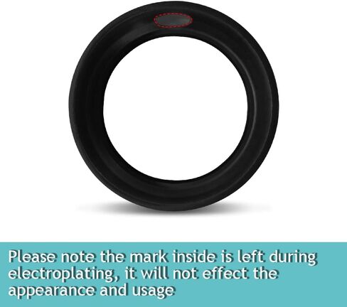 AOSKonology for Mach E Volume Control Knob MetalCover Accessories Volume/Gear Shift Switch Knob Metal Cover Zinc Alloy SNAP in Design Compatible with 2021-2024 Mustang Mach E (Volume+Gear, Black) in Kuwait