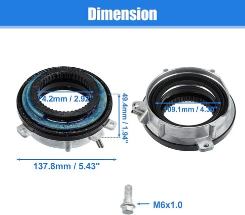 X AUTOHAUX 2Pcs Front 4x4 4WD Locking Hub Actuator for Ford F150 4WD 2004-2016 for Ford Expedition 4WD 2003-2015 7L1Z3C247A 4WD Hub Auto Locking Actuator in Saudi Arabia