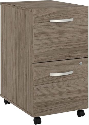 خزانة ملفات متحركة من Bush Business Furniture Hybrid ذات درجين، خطاب/قانوني، رمادي عاصف، 20 بوصة (HYF116SGSU-Z) in Saudi Arabia