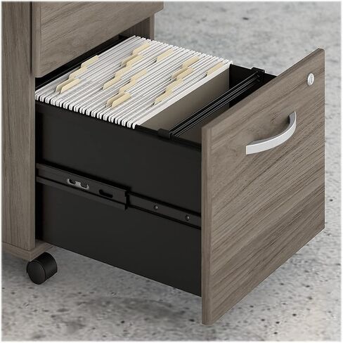 خزانة ملفات متحركة من Bush Business Furniture Hybrid ذات درجين، خطاب/قانوني، رمادي عاصف، 20 بوصة (HYF116SGSU-Z) in Saudi Arabia