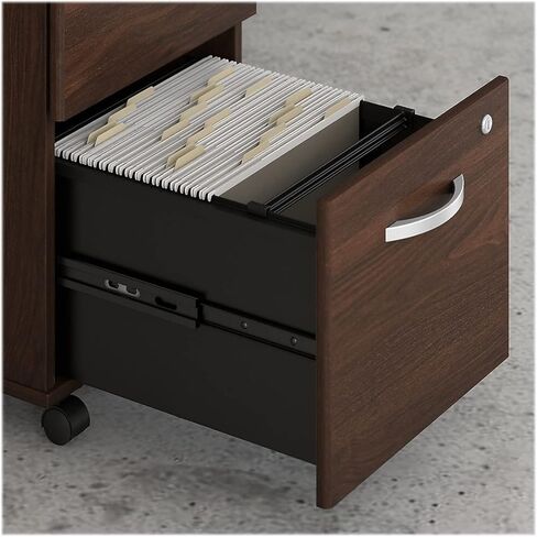 خزانة ملفات متحركة من Bush Business Furniture Hybrid ذات درجين، خطاب/قانوني، رمادي عاصف، 20 بوصة (HYF116SGSU-Z) in Kuwait