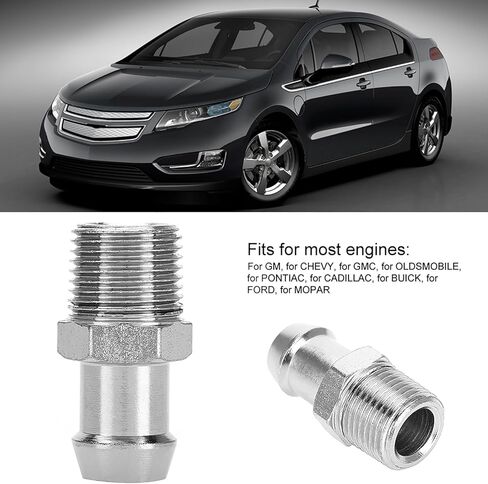 تركيب خرطوم السخان، محول مدخل المضخة، 1/2 بوصة NPT 5/8 بوصة بارب كروم معدني تركيب خرطوم سخان مشعب السحب، خرطوم سخان مضخة المياه المناسب لشيفي in Kuwait