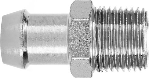تركيب خرطوم السخان، محول مدخل المضخة، 1/2 بوصة NPT 5/8 بوصة بارب كروم معدني تركيب خرطوم سخان مشعب السحب، خرطوم سخان مضخة المياه المناسب لشيفي in Kuwait