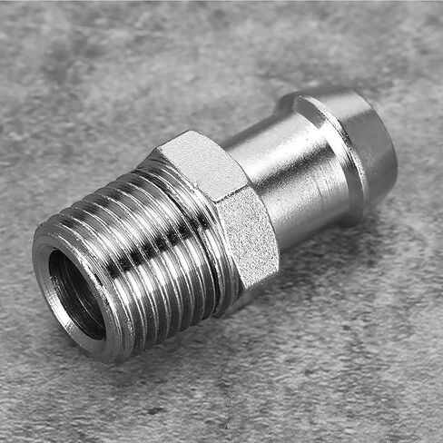 تركيب خرطوم السخان، محول مدخل المضخة، 1/2 بوصة NPT 5/8 بوصة بارب كروم معدني تركيب خرطوم سخان مشعب السحب، خرطوم سخان مضخة المياه المناسب لشيفي in Kuwait