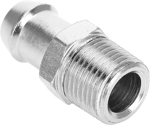 تركيب خرطوم السخان، محول مدخل المضخة، 1/2 بوصة NPT 5/8 بوصة بارب كروم معدني تركيب خرطوم سخان مشعب السحب، خرطوم سخان مضخة المياه المناسب لشيفي in Kuwait