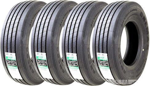 مجموعة 4 إطارات للمقطورات الفولاذية شديدة التحمل 225/75R15 14 Ply 124/121M 11150 in Saudi Arabia
