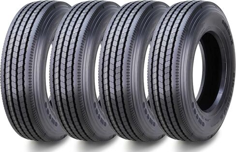مجموعة 4 إطارات للمقطورات الفولاذية شديدة التحمل 225/75R15 14 Ply 124/121M 11150 in Saudi Arabia