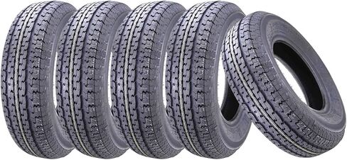 مجموعة إطارات مقطورة ST205/75R14 8PR نطاق التحميل D بحزام فولاذي in Saudi Arabia