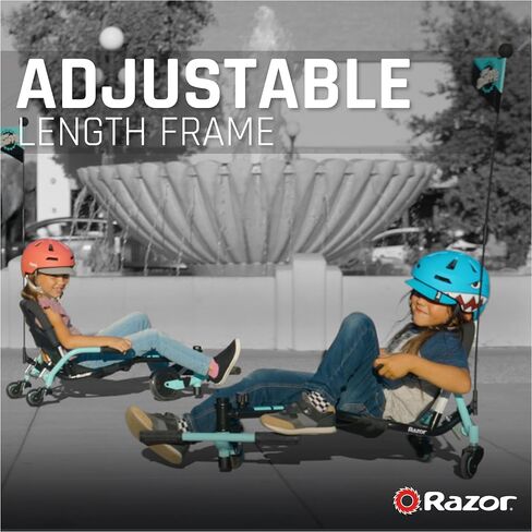 Crazy Cart Shuffle by Razor – Kid-Powered Drifting Go-Kart for Ages 4+, Crazy Cart Drift Bar Technology, Adjustable Frame with 5 Length Settings in Saudi Arabia