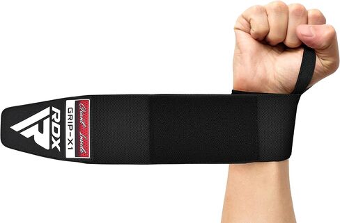 دعم لفافات المعصم لرفع الأثقال من RDX، معتمد من IPL USPA، أشرطة قطنية مطاطية مقاس 18 بوصة، حلقة إبهام، رفع الأثقال، كمال الأجسام، اللياقة البدنية، تدريب الصالة الرياضية، تمرين WOD، الجمباز in Kuwait
