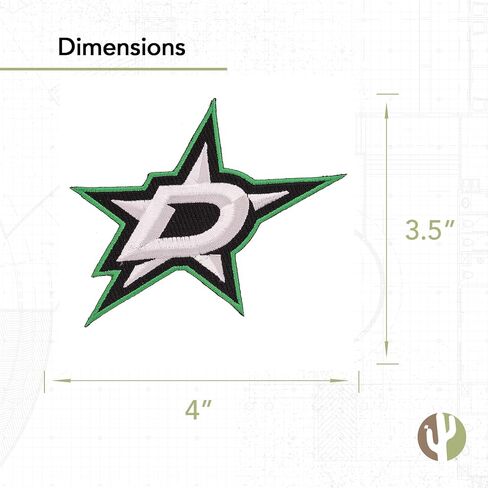 Dallas Stars Embroidered Appliqué Patch NHL National Hockey League Sew or Iron On Blazer Jacket Bag in Saudi Arabia