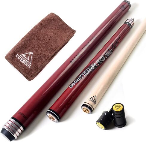 CUESOUL FIRE Jump/Break Cue 58 بوصة 19oz 13 مم طرف جديلة - المزيد من القوة وجهد أقل in Kuwait