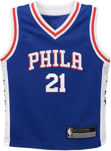 جويل إمبييد فيلادلفيا 76ers NBA Boys Kids 4-7 Blue Icon Edition Player Jersey in Kuwait