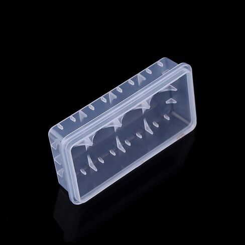 Richer-R18650 Battery Case,2 Pcs Hard Wear-resistant Plastic Case Waterproof Battery Holder Storage Box in Kuwait