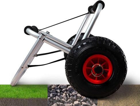 عربة كاياك شديدة التحمل مقاس 27 بوصة من مورتايم، حامل كاياك عالمي للعوامات، عربة نقل كاياك لحمل الزوارق in Kuwait