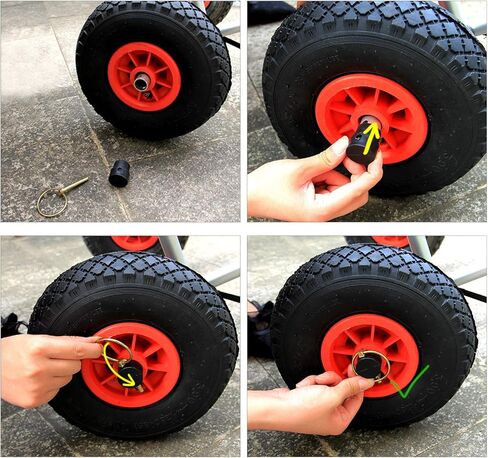 عربة كاياك شديدة التحمل مقاس 27 بوصة من مورتايم، حامل كاياك عالمي للعوامات، عربة نقل كاياك لحمل الزوارق in Kuwait