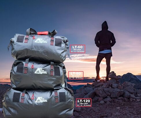 Marine Grade Waterproof Duffel Bag (60 Liter/15.8 Gallon, Appalachian Series) in Saudi Arabia
