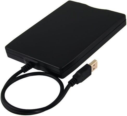 Syba USB محرك الأقراص المرنة المحمول 3.5 بوصة، التوصيل والتشغيل لا حاجة إلى برامج تشغيل، Windows 2000/XP/Vista/7/8/10 Mac OSX Linux (خارجي) NEC Chipset SY-USB-FDD in Kuwait