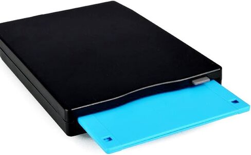 Syba USB محرك الأقراص المرنة المحمول 3.5 بوصة، التوصيل والتشغيل لا حاجة إلى برامج تشغيل، Windows 2000/XP/Vista/7/8/10 Mac OSX Linux (خارجي) NEC Chipset SY-USB-FDD in Kuwait